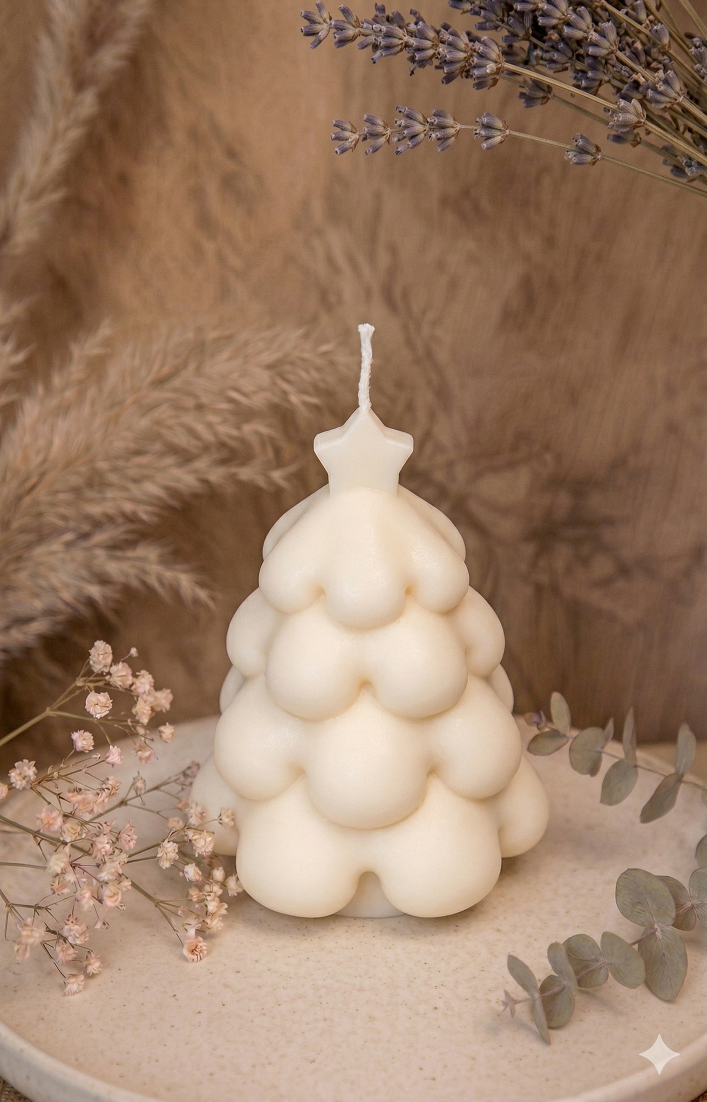 Winterbaum Kerze