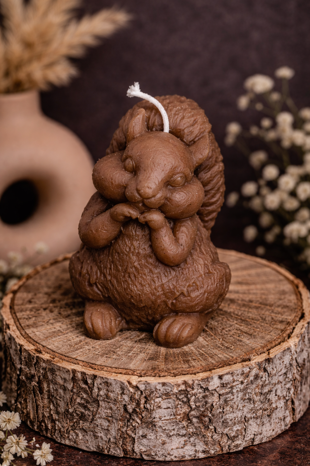 Eichhörnchen Kerze