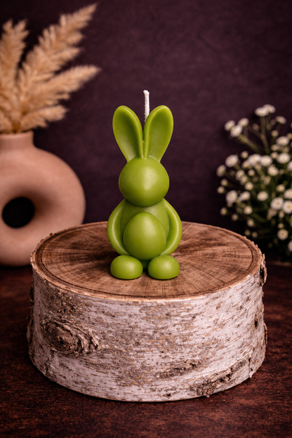 Mini Osterhase mit Ei Kerze