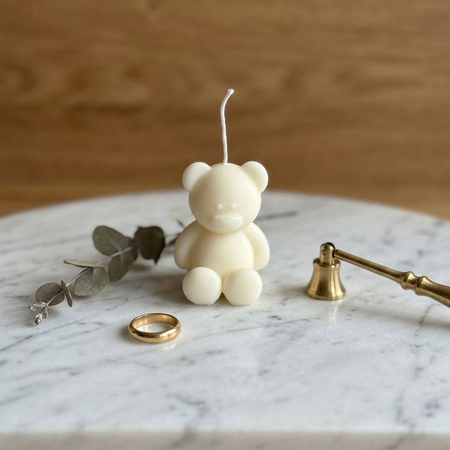 Teddybär Kerzen Set